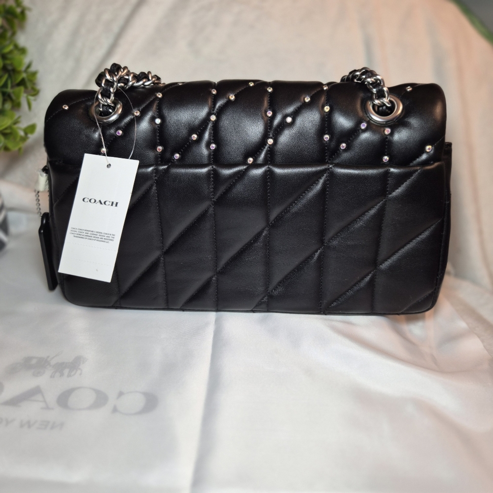Coach Quilted Tabby 26 with Crystal Rivets | Nappa Leather | Collector’s Edition - Picture 5 of 10